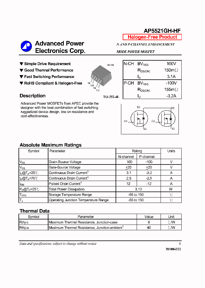 AP5521GH-HF_8562006.PDF Datasheet