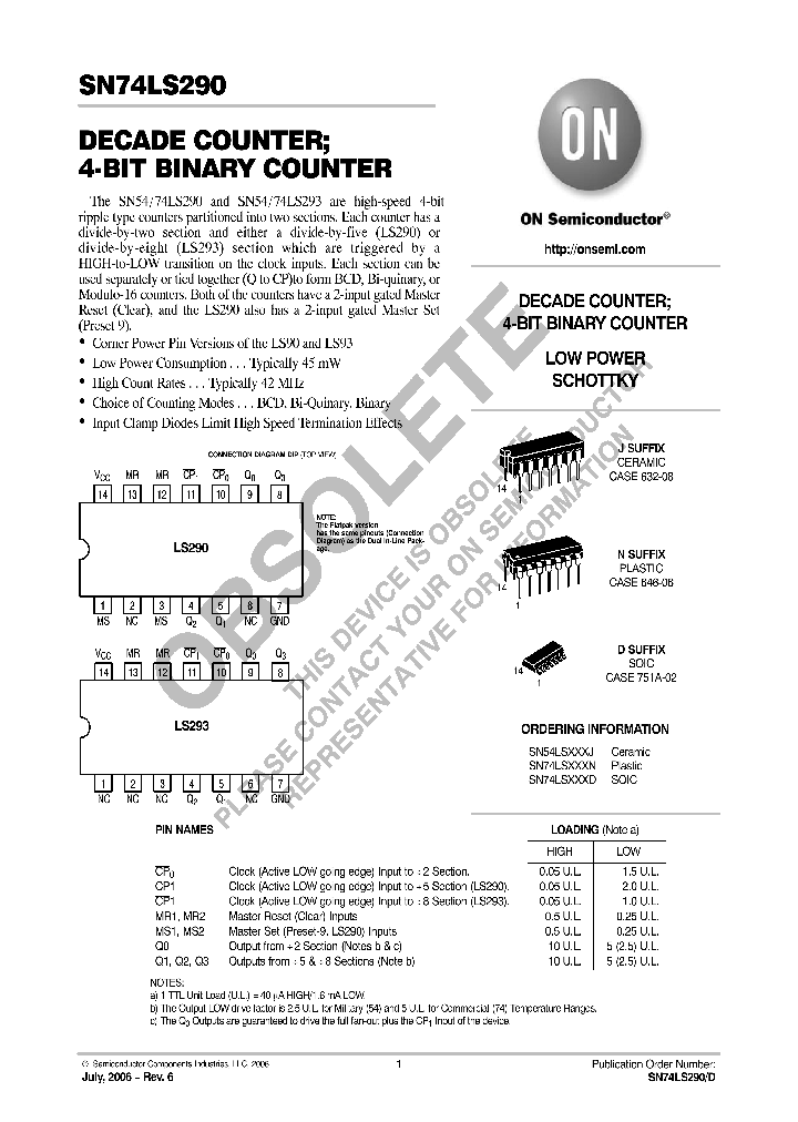 SN74LS290_8562137.PDF Datasheet