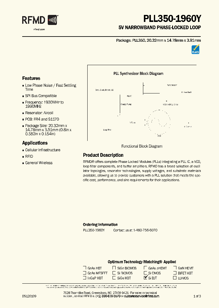PLL350-1960Y_8562504.PDF Datasheet