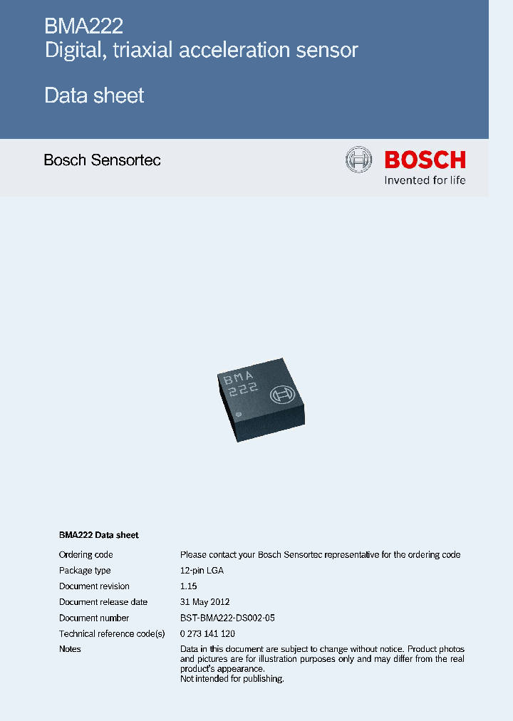 BMA222_8563069.PDF Datasheet