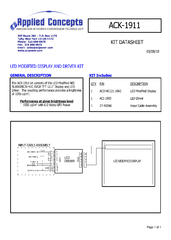 ACK-1911_8563755.PDF Datasheet