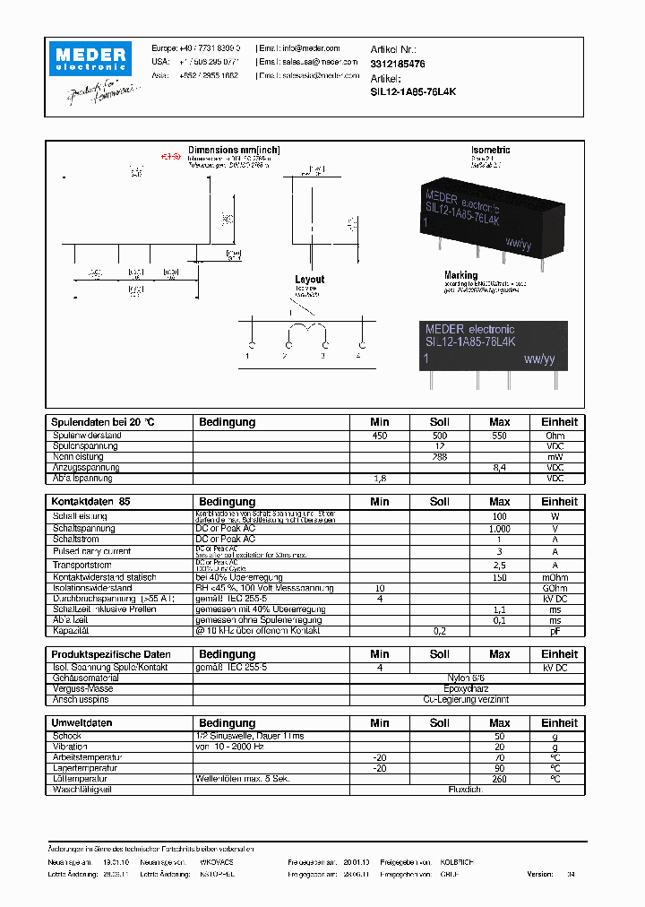 SIL12-1A85-76L4K-DE_8563641.PDF Datasheet