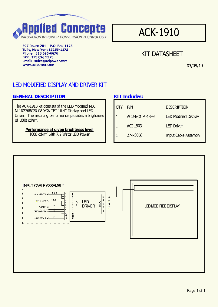 ACK-1910_8563754.PDF Datasheet