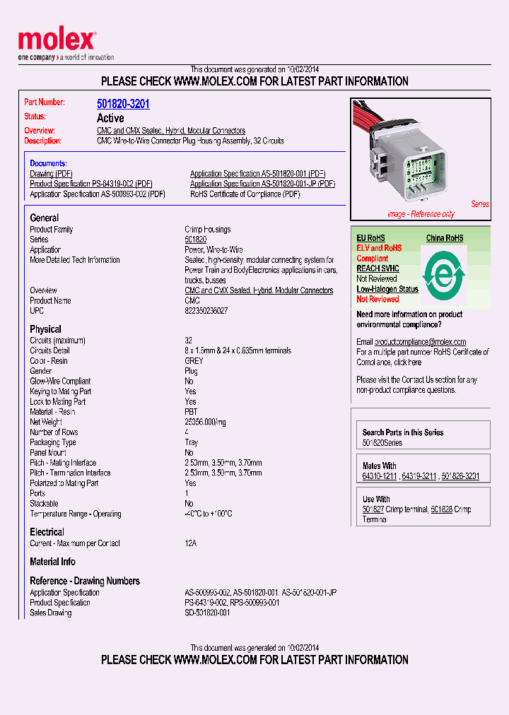 501820-3201_8564695.PDF Datasheet