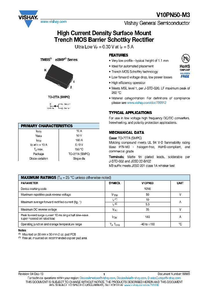 V10PN50-M3-15_8566611.PDF Datasheet