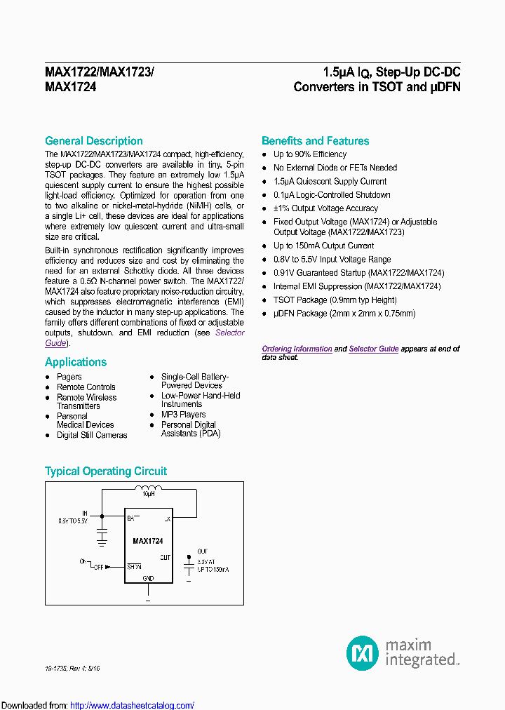 MAX1724EZK27T_8567033.PDF Datasheet