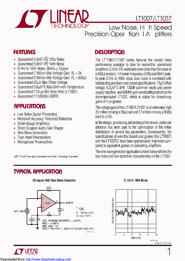 LT1007IS8TRPBF_8568785.PDF Datasheet