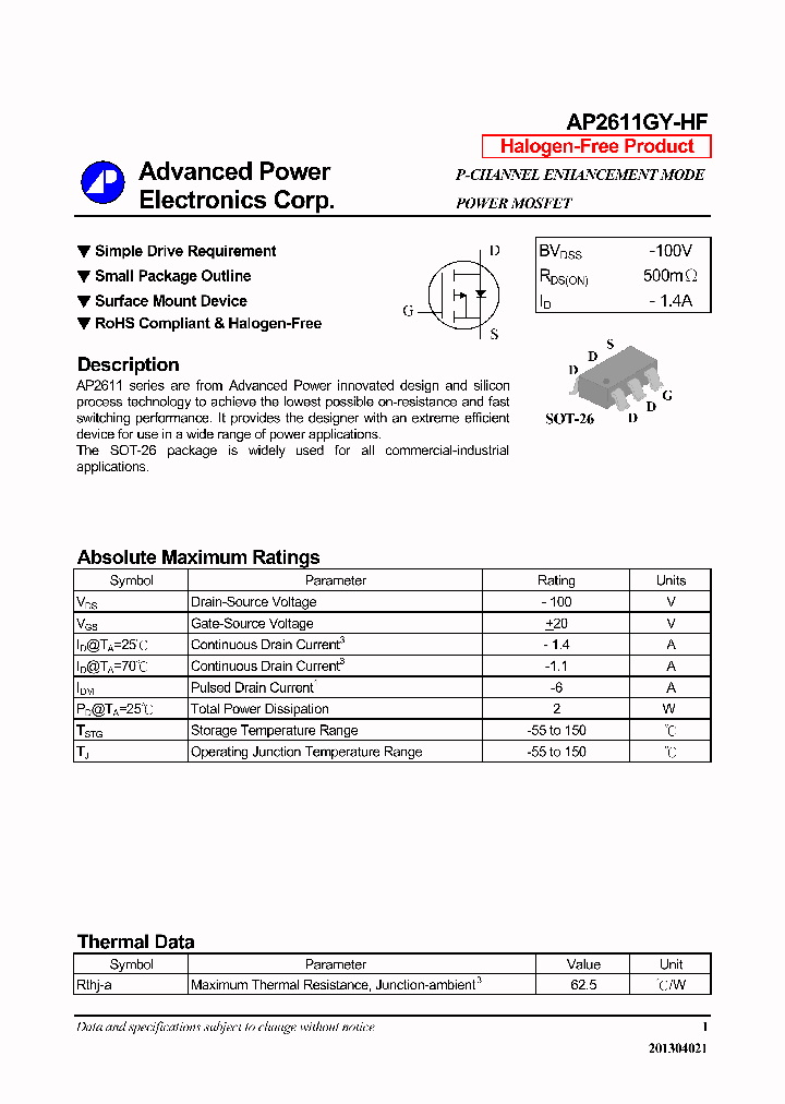 AP2611GY-HF_8569470.PDF Datasheet