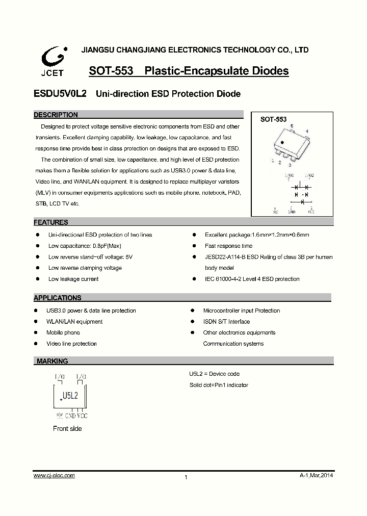 ESDU5V0L2_8569844.PDF Datasheet