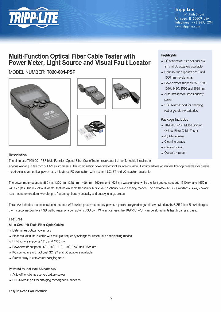 T020-001-PSF_8570210.PDF Datasheet