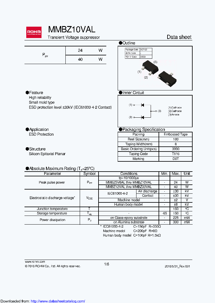 MMBZ10VALT116_8570783.PDF Datasheet
