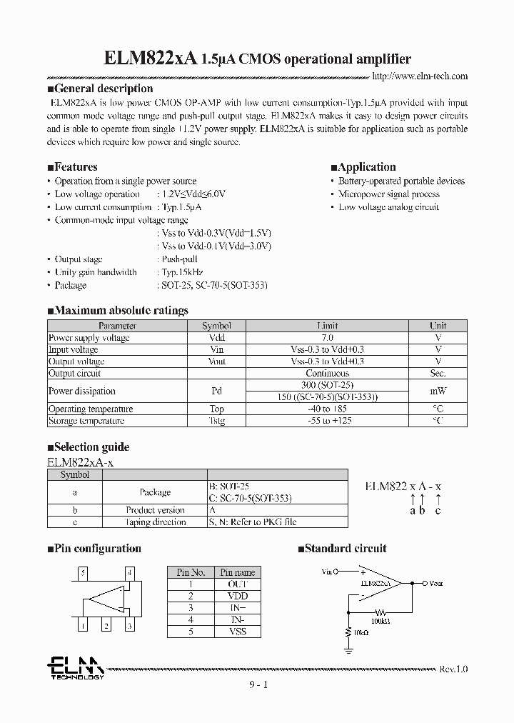 ELM822-SERIES_8572380.PDF Datasheet