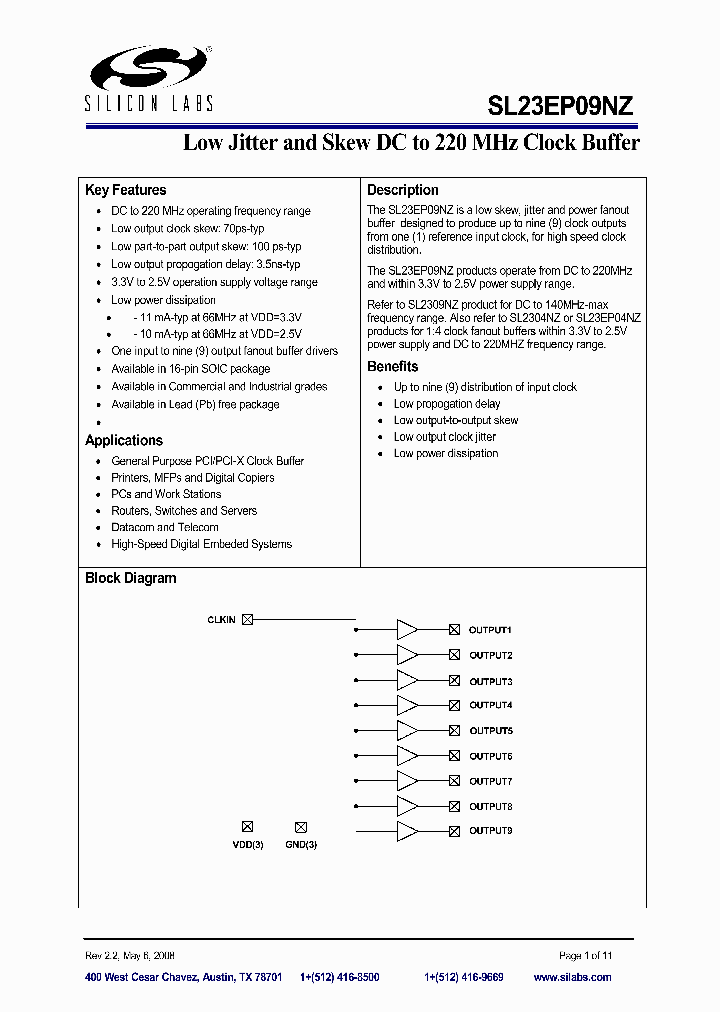 SL23EP09NZSI-1H_8575303.PDF Datasheet
