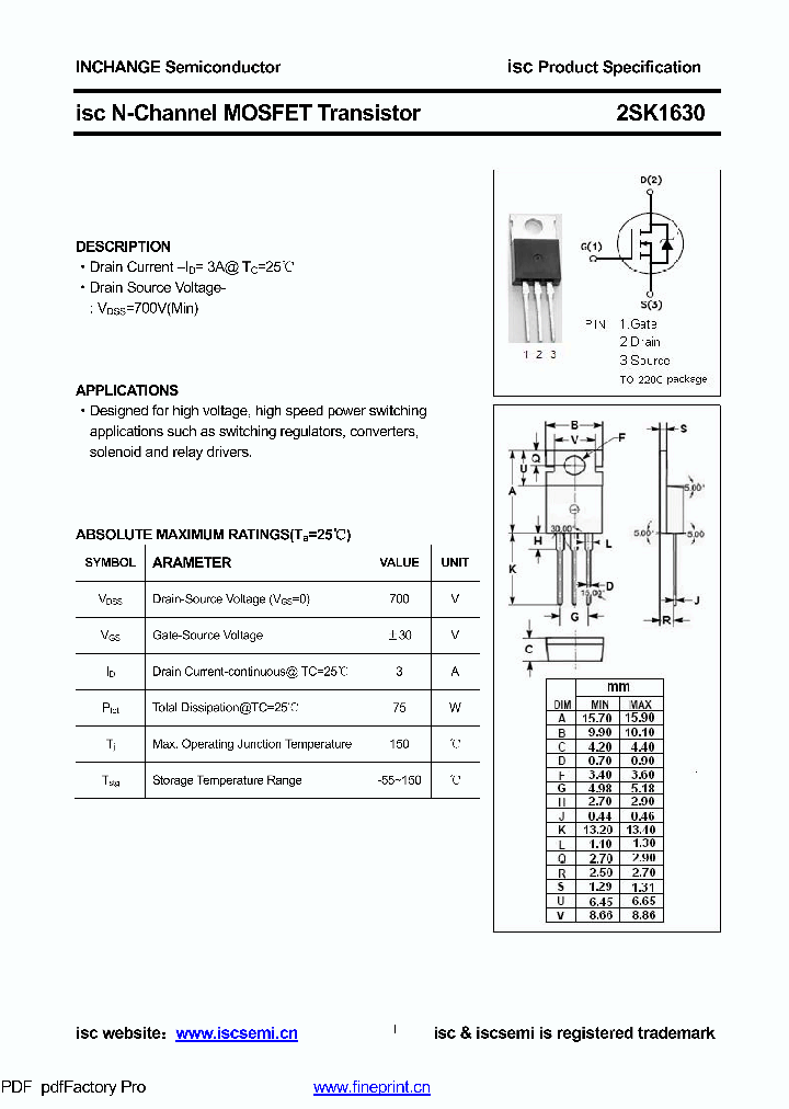 2SK1630_8577799.PDF Datasheet