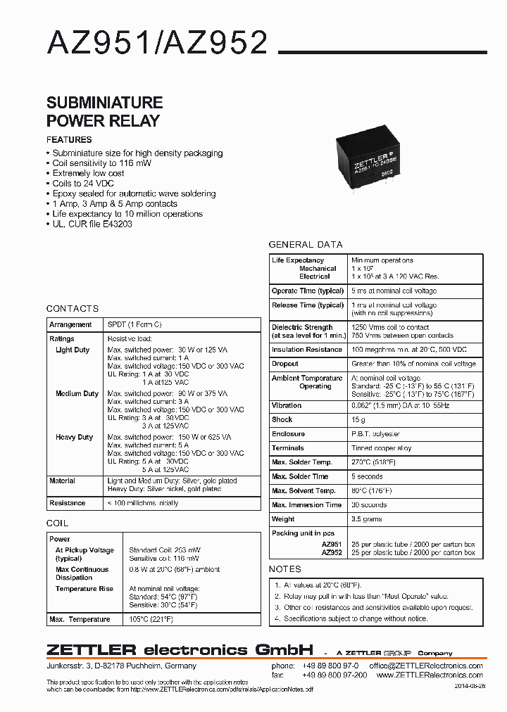 AZ952-1CH-12DE_8578032.PDF Datasheet