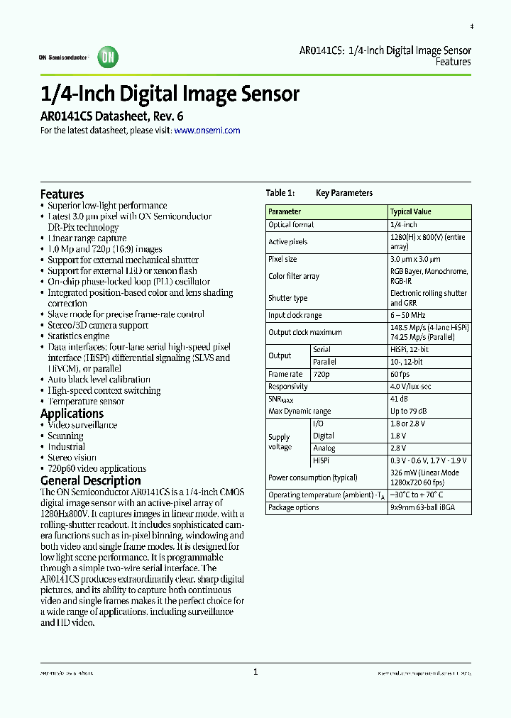 AR0141CS2M00SUEA0-DPBR_8578210.PDF Datasheet