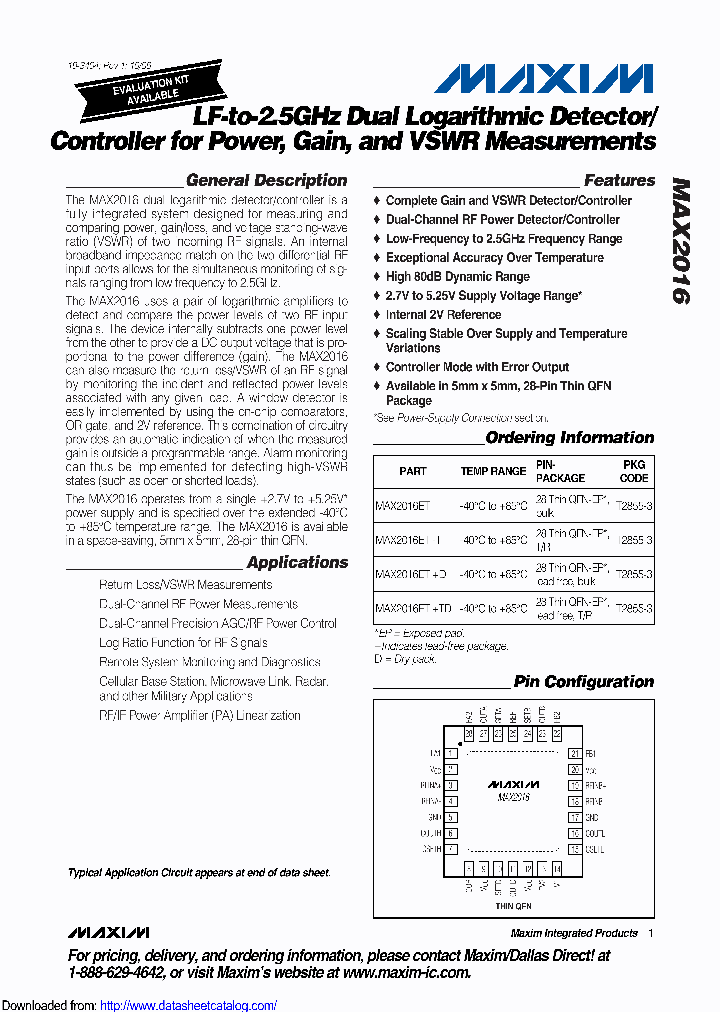 MAX2016ETI_8579287.PDF Datasheet