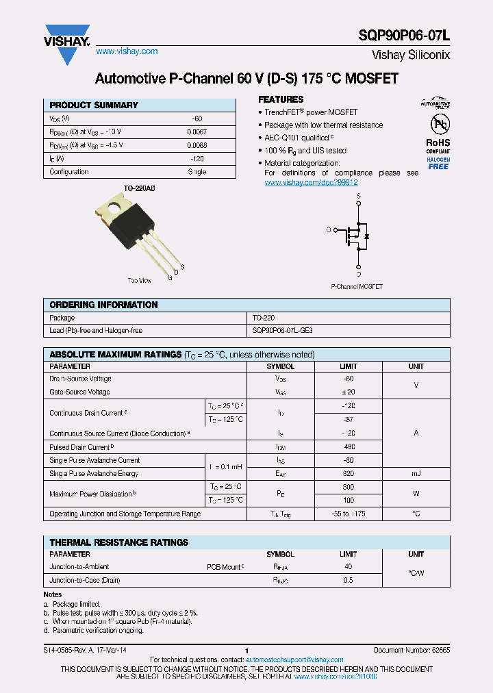 SQM90P06-07L-15_8579382.PDF Datasheet