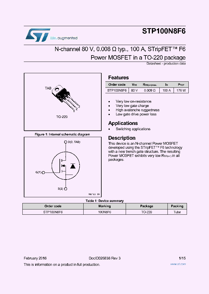 STP100N8F6_8579617.PDF Datasheet