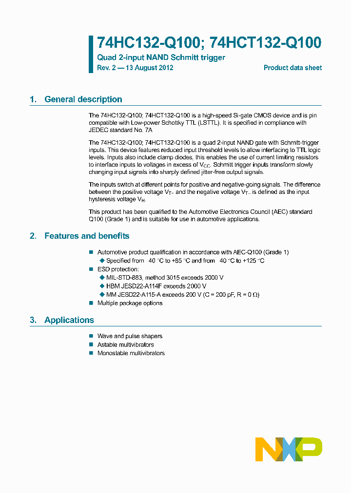 74HCT132D-Q100_8580772.PDF Datasheet