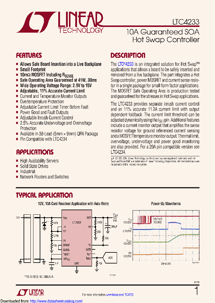 LTC4233IWHHTRPBF_8581787.PDF Datasheet