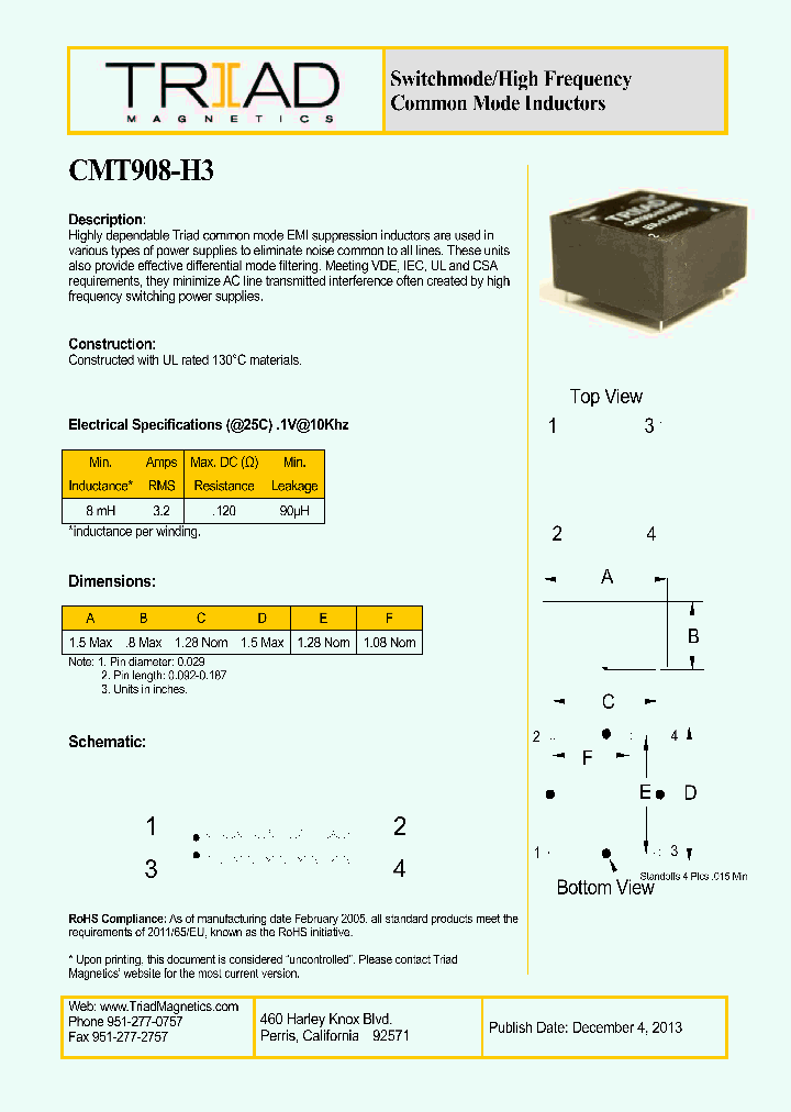 CMT908-H3-13_8585816.PDF Datasheet