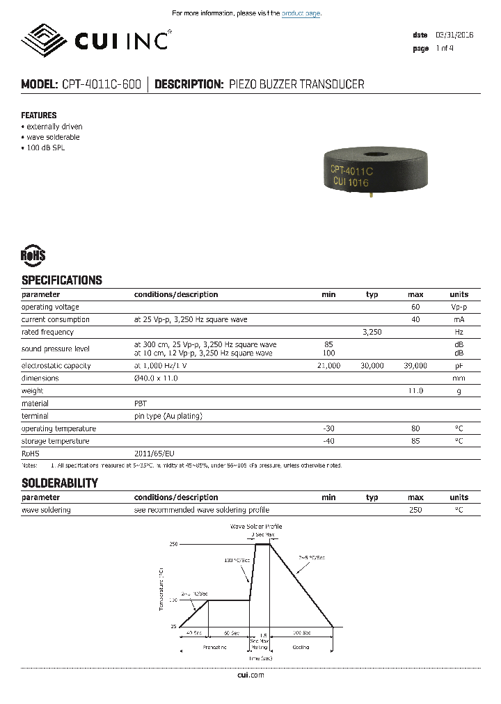 CPT-4011C-600_8586088.PDF Datasheet