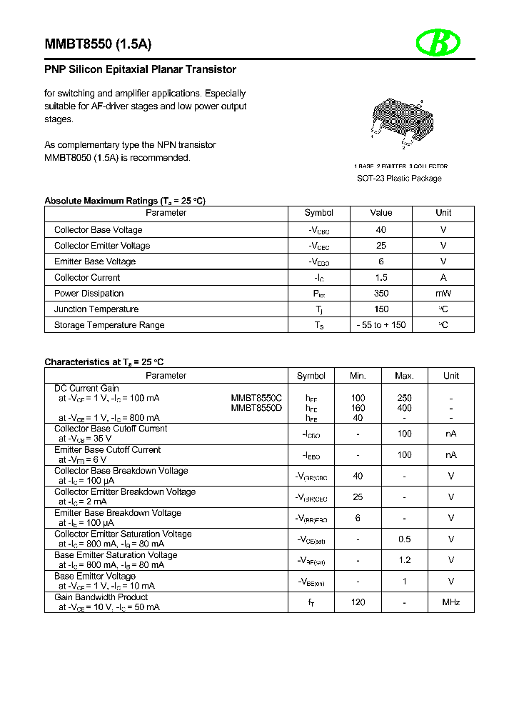 MMBT8550-15A_8587023.PDF Datasheet