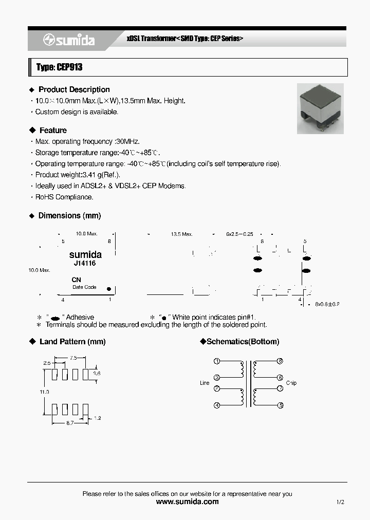 CEP913_8587227.PDF Datasheet