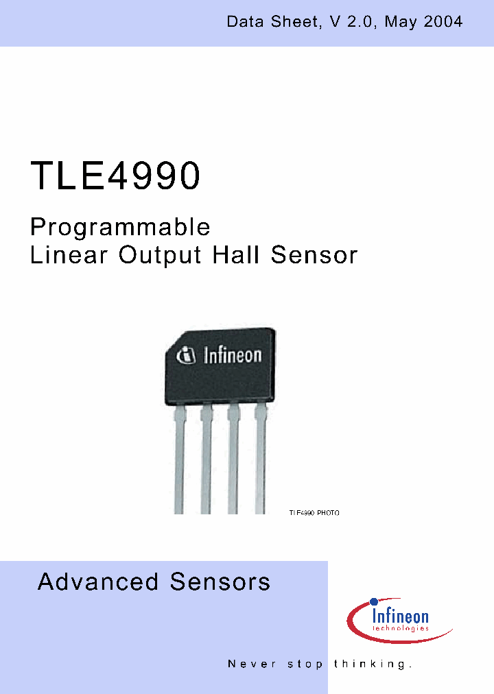 TLE4990-E6785_8588269.PDF Datasheet