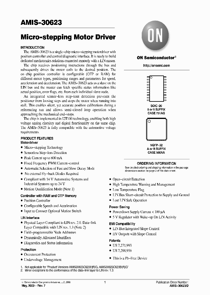 AMIS-30623_8589059.PDF Datasheet