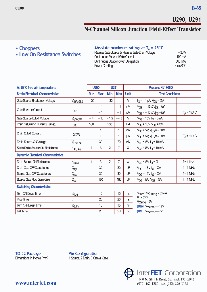 U290_8590055.PDF Datasheet