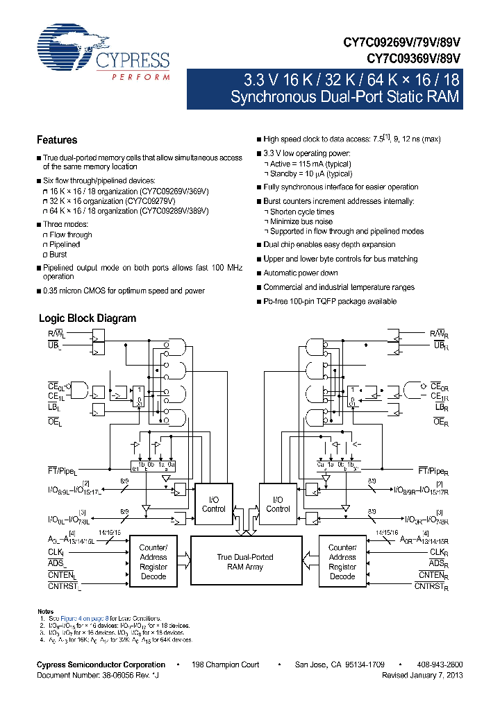 CY7C09369V-9AXCT_8590924.PDF Datasheet