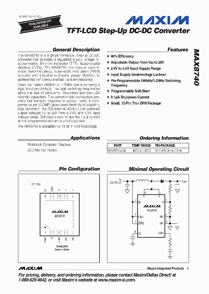 MAX8740ETB_8592116.PDF Datasheet