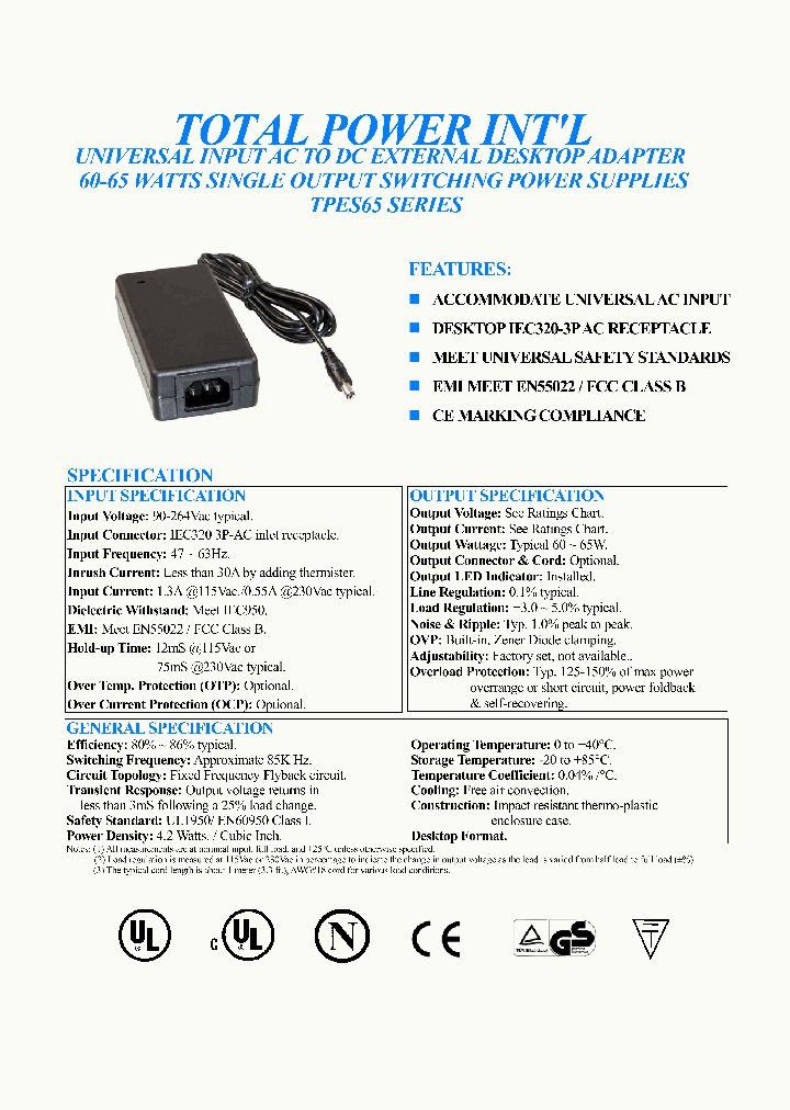 TPES65-196340_8592777.PDF Datasheet