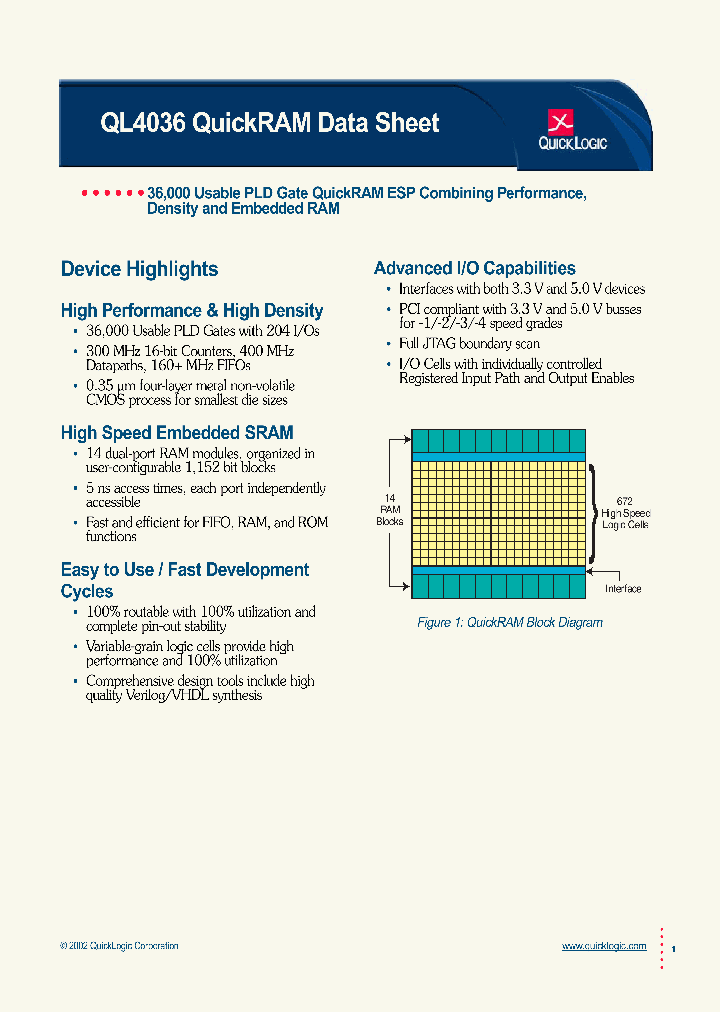 QL4036-1PQ208C_8593288.PDF Datasheet