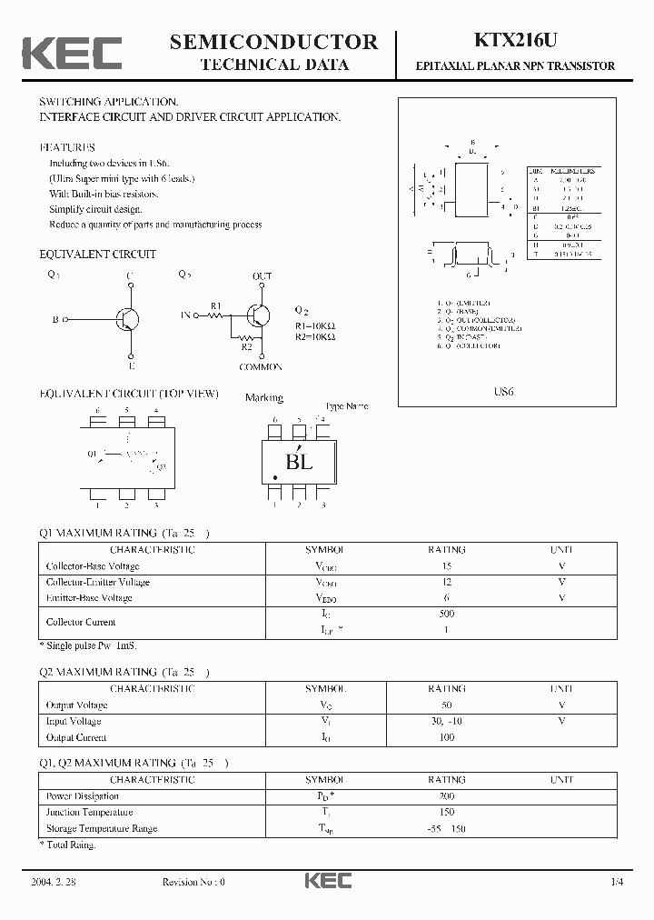 KTX216U_8593703.PDF Datasheet