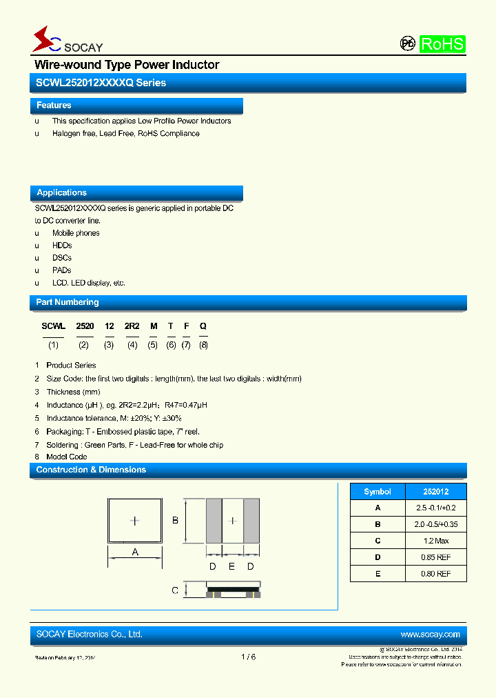 SCWL2520121R5YTFQ_8594154.PDF Datasheet