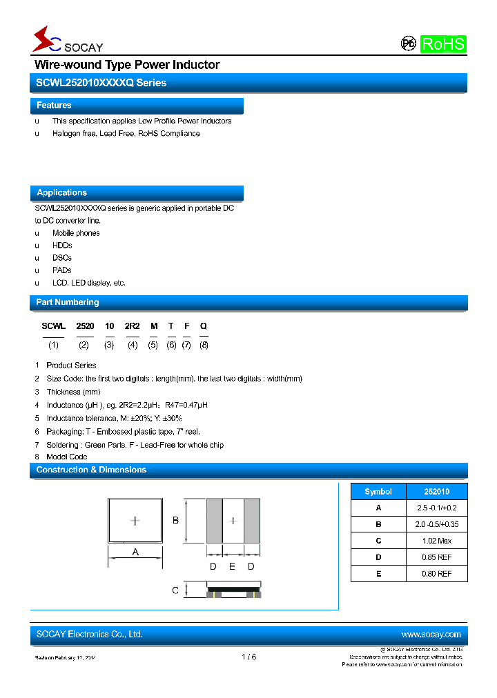SCWL2520101R0YTFQ_8594143.PDF Datasheet