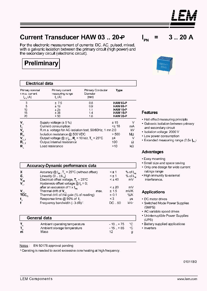 HAW05-P_8594511.PDF Datasheet
