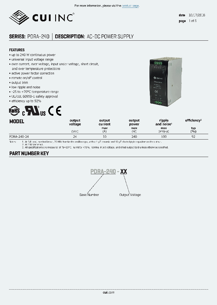PDRA-240_8595266.PDF Datasheet