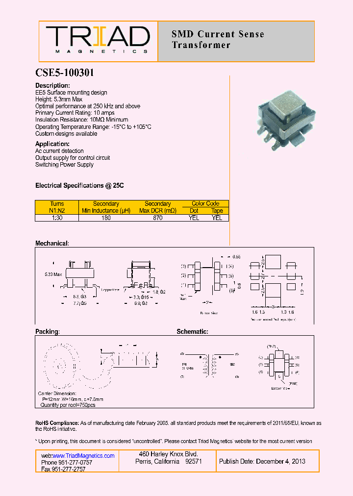 CSE5-100301_8595525.PDF Datasheet