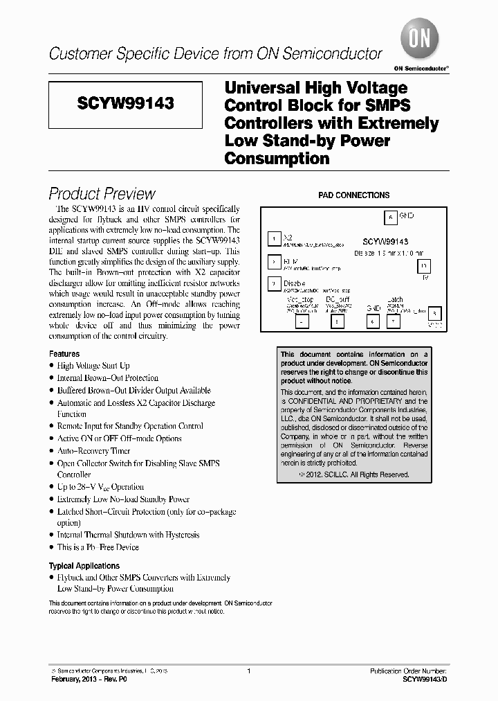 SCYW99143_8596953.PDF Datasheet