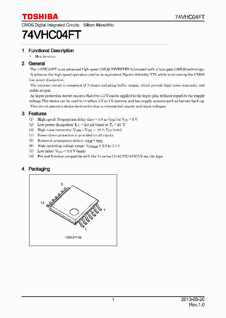 74VHC04FT_8597325.PDF Datasheet