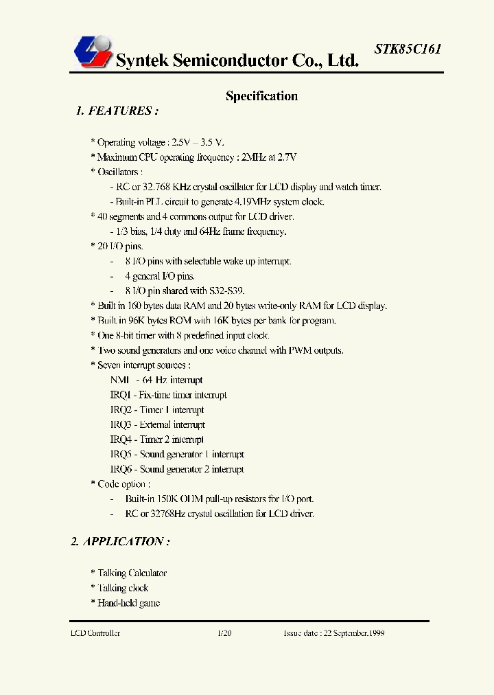 STK85C161_8597879.PDF Datasheet