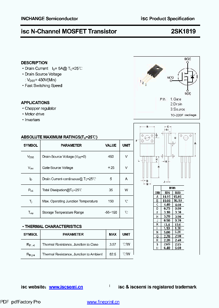 2SK1819_8599035.PDF Datasheet