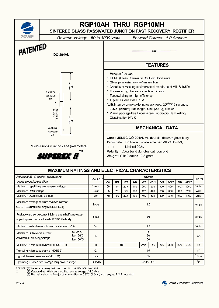 RGP10JH_8599147.PDF Datasheet