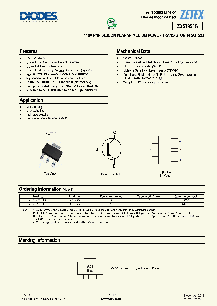 ZX5T955GTC_8598876.PDF Datasheet