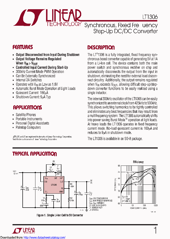 LT1306ES8PBF_8599547.PDF Datasheet