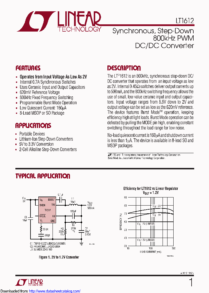 LT1612ES8TR_8599550.PDF Datasheet